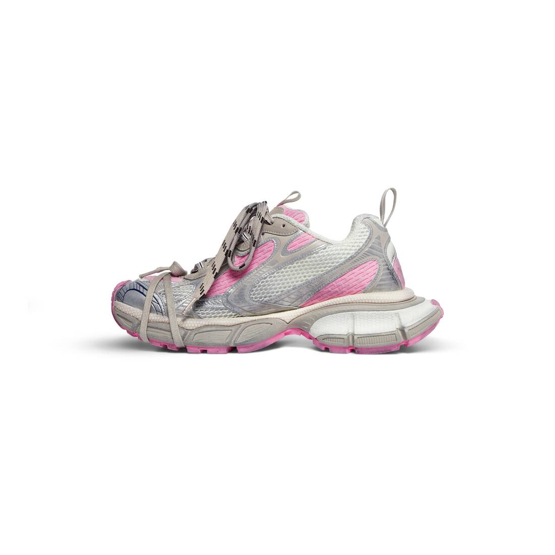 Women’s 3xl Sneaker  in White/grey/pink - Image 4